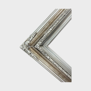 14 x 18 In Stock - Ready to Ship, Traditional compo ornate wood frame, silver frame, wood picture frame, wedding frame, portrait frame,