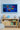 32" to 75" inch Ornate frame for Samsung The Frame and Frame Pro TV models, Glossy Sky Blue finish, not meant for use with other TVs