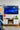 32" to 75" inch Ornate frame for Samsung The Frame and Frame Pro TV models, Glossy Blue finish, not meant for use with other TVs
