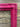12 X 18 In Stock Ready to ship-Traditional compo XL ornate corners wood frame, HOT PINK , vintage wood picture frame, antique style frame