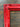9 X 12 In Stock - Ready to Ship Traditional compo XL ornate corners wood frame, High Gloss RED , vintage wood picture frame,