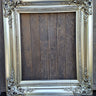 colonial Style Frame, silver leaf,wedding frame,ornate wood frame, vintage style picture frame,antique style frame,custom wood picture frame