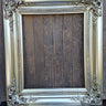 colonial Style Frame, silver leaf,wedding frame,ornate wood frame, vintage style picture frame,antique style frame,custom wood picture frame