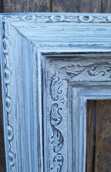 20 x 30 In Stock Ready to ship-Victorian Shabby Chic Style Frame, white wash, canvas frame, photo frame,oil painting frame, shabby