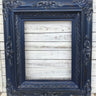Baroque shabby chic Style Frame,distressed blue, mirror frame,ornate frame, canvas wood frame, navy blue frame,vintage frame,custom frame
