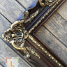 Classic Colonial Style Wood Picture Frame, dark walnut ,ornate frame,photo frame,canvas frames,custom wood picture frame, gold leaf frame