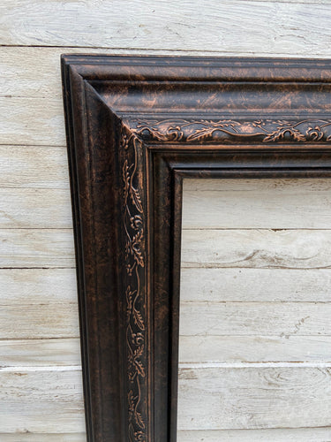 8 x 10 In Stock Ready to ship-Classic style wood picture frame, Rose Copper,handcrafted,wood frame,canvas frame, photo picture