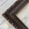 8 x 10 In stock ready to ship, Vintage style wood picture frame compo ornate trim. antique style frame,rose copper,custom frame,