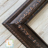 Classic compo ornate wood frame, vintage frame, wood picture frame,Rose Copper,canvas frame, custom picture frame, distressed, floral design
