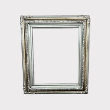 20 x 24 In stock ready to ship, Traditional compo ornate wood frame, silver frame, wood picture frame, wedding frame, portrait frame,