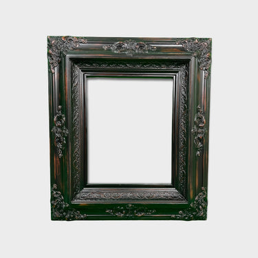 Baroque shabby chic Style Frame,distressed black,oil painting frame,canvas frame, custom made sizes, wide frame, ornate wood frame