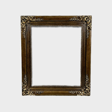 Classic Antique low profile custom frame, XL ornate corners, vintage frame,canvas frame, bronze frame, gold frame, custom sizes available