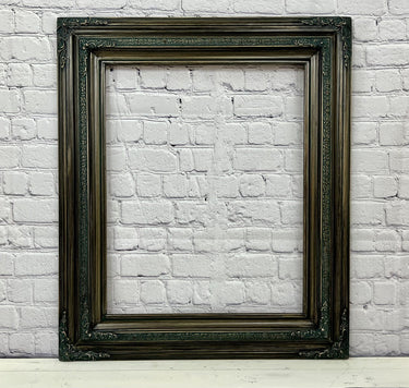 Traditional compo ornate wood frame, distressed gold, vintage wood picture frame, antique style frame,