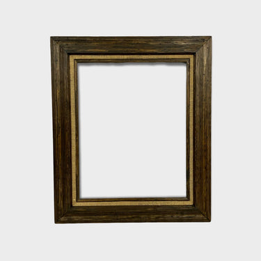 24 x 36 In Stock - Ready to Ship Rustic wood frame with burlap linen liner , wood rustic frame, custom picture frame, country frame,