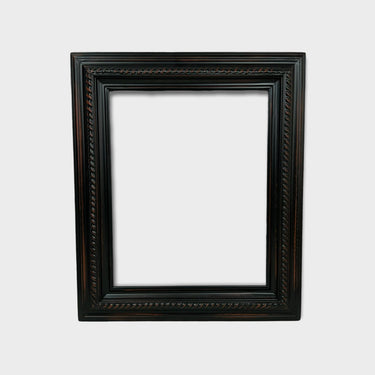Vintage black picture frame, vintage picture frame, antique style frame, ornate picture frame, custom picture frame,shabby, distressed black