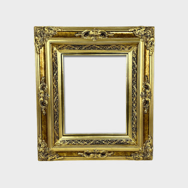 24 x 30 In stock ready to ship, Baroque Victorian Style Frame, antique gold, photo frame,canvas frame, oil painting frame, custom wood gesso