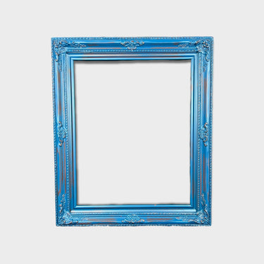 11 x 14 In stock ready to ship, Classic Ornate Wood Picture Frame,shabby chic blue frame, photo frame,vintage style frame,canvas frame
