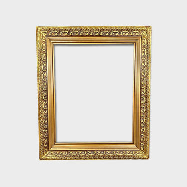 20 x 24 In Stock - Ready to Ship Gold leaf wood picture frame, ornate frame, floral details, antique frame, vintage frame, custom