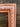 8 x 10 In stock ready tp ship, Custom wood frame with ornate trim. DISTSTRESSED ORANGE frame,canvas frame,photo frame, custom made