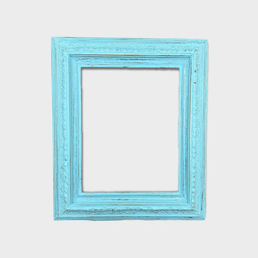 Shabby Chic Picture frame, DISTRESSED LIGHT BLUE, frame,canvas frame,photo frame,custom made picture frame,vintage picture frame,