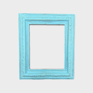 20 x 30 In Stock Ready To Ship - Shabby Chic Picture frame, DISTRESSED LIGHT BLUE, canvas frame, photo frame, custom made picture frame