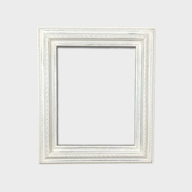20 x 24 In stock ready to ship, Distressed White picture frame, vintage picture frame, antique style frame, ornate picture frame, custom