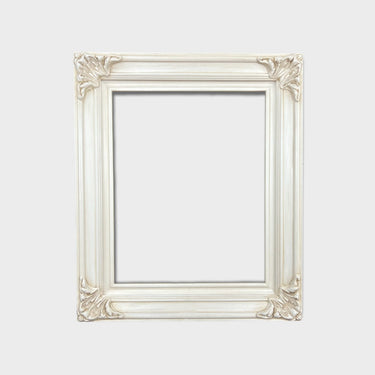 22 x 28 In Stock Ready to ship-Classic Victorian Ornate wood frame, IVORY STAIN, hand painted ,vintage style picture frame,custom picture