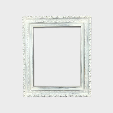 16 x 24 In Stock Ready to ship-Vintage style wood picture frame with compo trims. antique style frame,custom frame,white frame