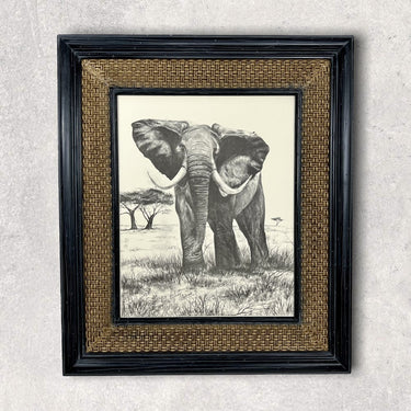 Rustic frame with Ornate burlap style ,DISTRESSED BLACK, ranch decor, hunting decor, farm house, hand crafted, wildlife art , custom sizes