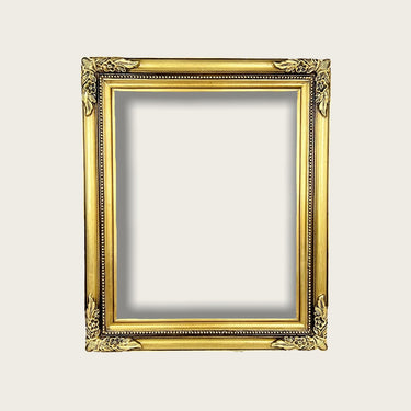 30 X 40 In stock ready to ship,Traditional French style ornate wood frame, GOLD LEAF, hand painted ,vintage style wood picture frame.