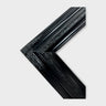 11 x 14 In Stock - Ready to Ship Traditional compo ornate wood frame, HIGH GLOSS BLACK , white wood picture frame,canvas frame, portrait