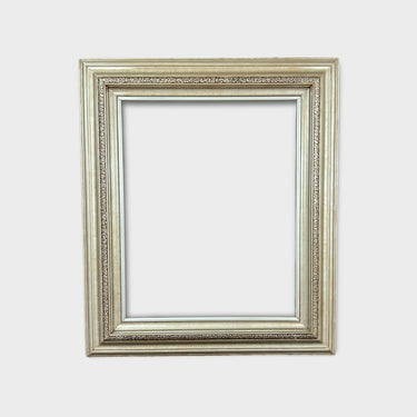 8 X 10 In Stock ready to ship Traditional vintage style wood frame, MARBLE SILVER, wood picture frame, portrait frame, canvas picture frame
