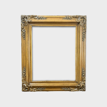 16 x 20 In stock ready to ship - Traditional compo XL ornate corners wood frame, PECAN STAIN, vintage wood picture frame,antique style frame