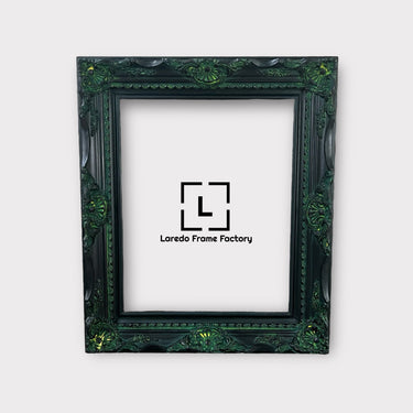 Classic Colonial Style Wood Picture Frame, distressed ,ornate frame,photo frame,canvas frames,custom wood picture frame, black distressed