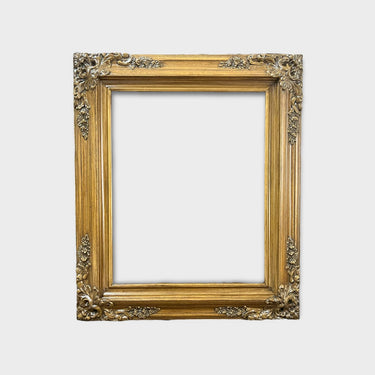 Traditional compo Xl ornate corners wood frame, PECAN STAIN FINISH, vintage wood picture frame, antique style frame,custom picture frame