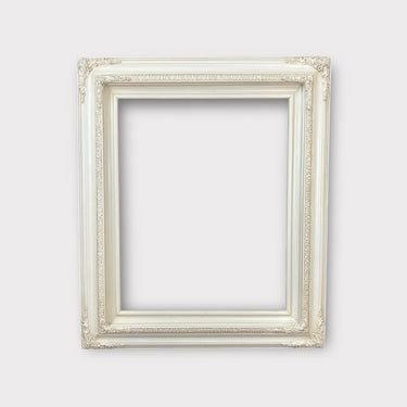 14 x 18 In Stock - Ready to Ship, Traditional compo ornate wood frame, IVORY FINISH, white wood picture frame,canvas frame, portrait frame,