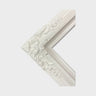 8 X 10 In Stock - Ready tp Ship, Traditional compo XL ornate corners wood frame, PURE WHITE ,vintage picture frame, antique style frame,