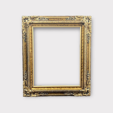 8 x 10 In stock ready to ship, Traditional compo XL ornate corners wood frame, Marble Gold, vintage wood picture frame, antique style frame