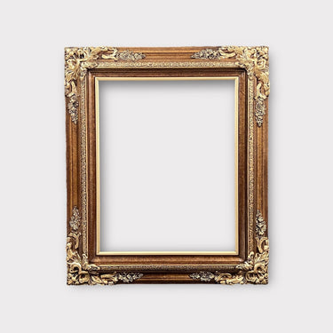 8 x 10 In Stock Ready to Ship ,Traditional compo XL ornate corners wood frame, BRONZE, vintage wood picture frame, antique style