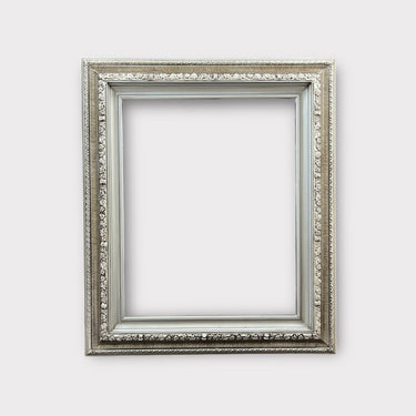 24 x 30 In stock ready to ship, Classic compo ornate wood frame, vintage frame, wood picture frame,Silver leaf,canvas frame,