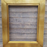 Contemporary wood picture frame, gold metal leaf, graduation photo, diploma frame, slim profile frame, wedding picture frame, custom made