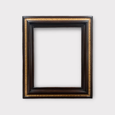 24 x 36 In Stock - Ready to Ship, WALNUT finish with OAK accent wood picture frame, handpainted, custom frame,western decor, rustic decor,