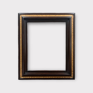 WALNUT finish with OAK accent wood picture frame, handpainted, custom frame,western decor, rustic decor, canvas frame, portrait frame,