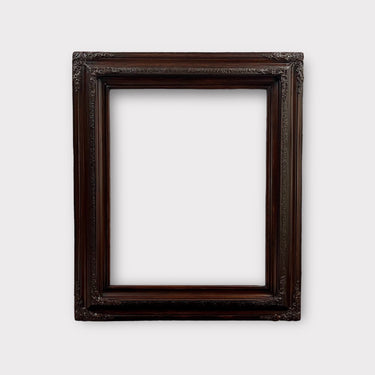 8 x 10 In stock ready to ship, Traditional compo ornate wood frame, DARK WALNUT finish, wood picture frame, photo frame,canvas frame,