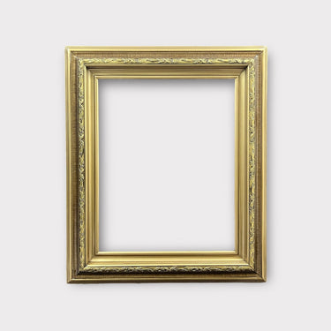 9 x 12 In Stock - Ready to Ship Traditional vintage style wood frame, MARBLE GOLD, wood picture frame, custom sizes, portrait frame, canvas