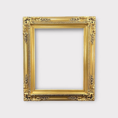 9 X 12 In stock ready to ship, Traditional compo XL ornate corners wood frame,Gold Leaf, vintage wood picture frame, antique style frame,