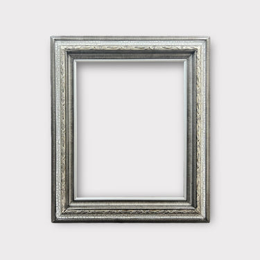 30 x 40 In Stock - Ready to Ship Classic style wood picture frame, crackle finish, silver leaf frame, wood frame, wedding frame,