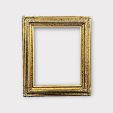 8 X 10 In Stock Ready to Ship Traditional compo ornate wood frame, MARBLE GOLD finish, wood picture frame, portrait frame, custom frame