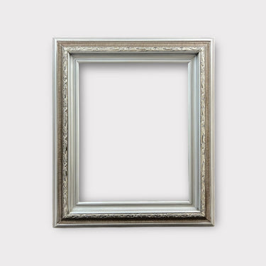 11 x 14 In Stock - Ready to Ship Traditional compo XL ornate corners wood frame, Vintage Silver, vintage wood picture frame, antique style.