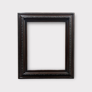 Classic compo ornate wood frame, DARK WALNUT, vintage frame, wood picture frame, custom made, canvas frame, hand painted, handmade